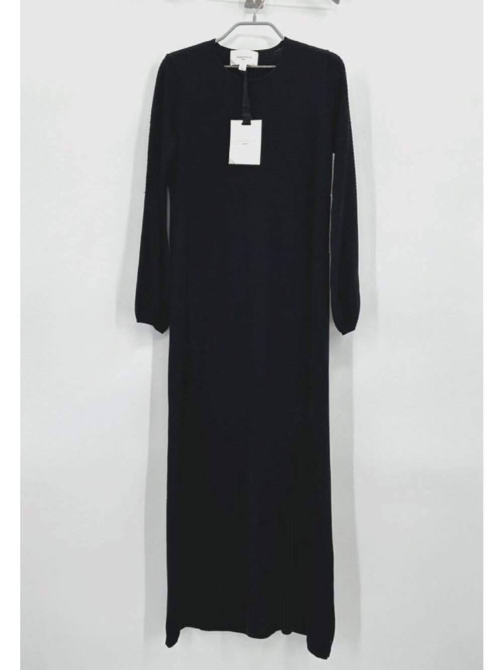 Pomander Place by Tuckernuck Women's Black Lennox Dress L Maxi Stretch NWOT